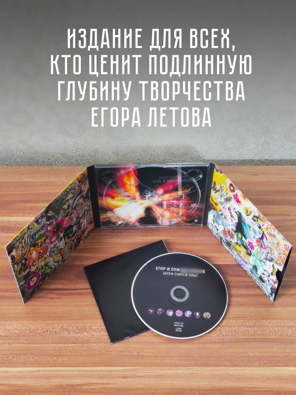 ГРАЖДАНСКАЯ ОБОРОНА / Егор и Опи***: Затем снятся сны (CD), плакат
